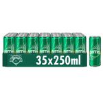 Perrier Sparkling Natural Mineral Water Cans 35x250ml