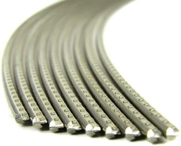 Guitar Fret Wire - Standard Nickel-Silver Medium Gauge - Six Feet