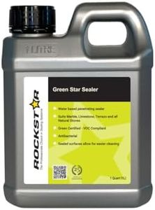 Rockstar Green Star Sealer 1L, Water-Based Penetrating Sealer for Mineral–Based Floor finishes Including Natural Stone (Marble, Limestone & Terrazzo) & man-Made Stone, Tiles, Concrete and Terracotta