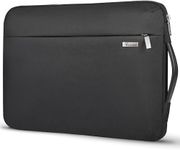 Voova Laptop Sleeve Case 13 13.3 Inch, 360° Protective Computer Cover Bag with Handle, Compatible with MacBook Air 13 M1/M2, MacBook Pro 13, Dell XPS 13, 13.5 Surface Laptop 5/4, Carbon Black