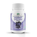 Pushpveda Horney Goat Weed Extract Vegetarian Capsules with Maca Root for Men (120 Capsules)