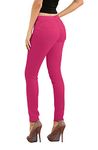 Hybrid & Company Women's Butt Lift Stretch Denim Jeans-P37384SKX-FUCHSIA-24