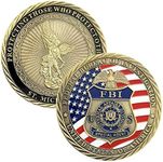 U.S. FBI Challenge Coin Collection St Michael Law Enforcement Coin Military Gift.