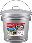 Behrens 6110 38 Liter (10 Gallon) Galvanized Steel Locking Lid Can