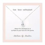 CC Sport Volleyball Charm Necklace 