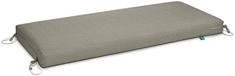 Duck Covers CMRBN48183 Weekend Water-Resistant 48 x 18 x 3 Inch, Moon Rock Outdoor Bench Cushion