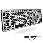 Macally Wired Keyboard for Mac (USB
