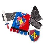 Melissa & Doug Knight Role Play Set | Medieval Knight Costume Pretend Play Dress-Up Costume Set For Toddlers And Kids Ages 3+