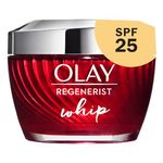 Face Moisturizer by Olay Regenerist Whip Vitamin B3, Niacinamide and Sunscreen SPF 25, 50 g