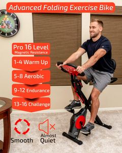 YYFITT Foldable Exercise Bike – Compact Indoor Fitness Equipment