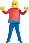 Disguise Lego Guy Deluxe Child Costume, Red, Size/(4-6)