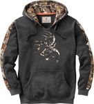 Legendary Whitetails Men's Camo Outfitter Hoodie Hooded Sweatshirt, Charcoal Heather, XXL UK