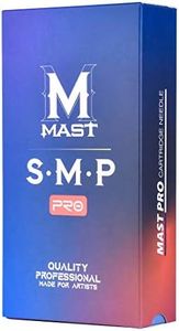 Mast Pro Smp Professional Cartridges Tattoo Needles 1 Round Liner 0.18MM Needles for Permanent Makeup Hair Scalp 0401RL