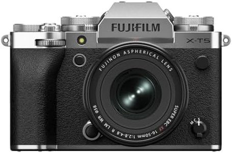 FUJIFILM X-T5 Mirrorless Digital Camera XF16-50mmF2.8-4.8 R LM WR Lens Kit - Silver