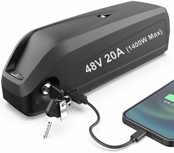 BSTBAT 48V 20Ah Ebike Battery Use Grade-A Cell Batteries for 48 Volt 350W 400W 600W 800W 1000W 1200W 1400W Motor Powered Electric Bike Scooter with 2A Charger (48V20A(XT60 Connector))