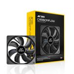 Ant Esports Carbonflow 120mm Case Fan - Black, High Static Pressure, PWM Control, 1300 RPM, 40.0 CFM Airflow