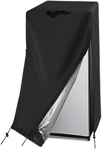 Guisong Refrigerator Cover, Waterproof&Dustproof Cover for Protecting Upright Freezers/Beverage Refrigerator-Suitable for most 8-12 Cubic Freezer(24" x 30" x 67")