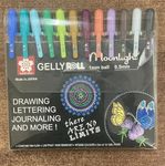 SAKURA Gelly Roll Moonlight Opaque Shades Gel Pens, Pack Of 12, Ink White