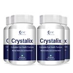 ANC Crystalix Eye Supplement Lutein, Zeaxanthin, Vitamin A, Vitamin B2, Vitamin E Support Eye Health, Helps in Improve Vision, Kids & Adults, Digital Safe Guard, Blue Light, Veg 60 Capsules-Pack of 4