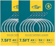 SF 2 * 6PCS Pre Tied Loop Fly Taper