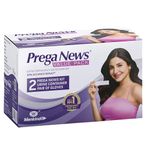 Prega News Value Pack One Step Urine HCG Pregnancy Test Kit Device - Pack of 2 Test Kits| 99% Accurate Results in 5 Mins| India's No 1 Pregnancy Kit