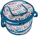 Camco Life is Better at The Campsite Pop-Up Cooler, Graffiti Design | Features a Water-Resistant Interior and Built-in Bottle Opener | Holds Up to a 12-Pack of Bottled or Canned Drinks (53416)