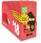 BEAR Real Fruit Snack Rolls - Glute