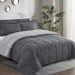 HIG 3 Pieces Gray Reversible Duvet