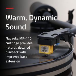 Fluance RT85N Turntable – Walnut Finish, High-Fidelity Vinyl Player