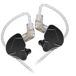 KZ ZSN Pro X in Ear Monitor Wired Earbuds Hybrid Dynamic Driver Balanced Armature Earphones Headphones Dual Driver 1DD 1BA Deep Bass Stereo Sound Ergonomic Comfortable Earphones