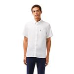 Lacoste Men's Regular Fit Shirts (CH5699001_White 42)