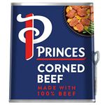 Princes Corned Beef. Made with 100% Beef. 3 x 340g