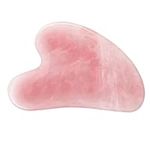 Rose Quartz Gua Sha Tool - Asian Beauty Secret, for Facial Microcirculation, Removes Toxins, Prevents Wrinkles, Boost Radiance of Complexion - Rose Quartz