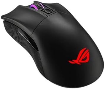 ASUS ROG Gladius II Wireless - Souris gaming RGB avec double connectivité sans fil 2,4GHZ/Bluetooth, capteur avancé 16 000-dpi, socket exclusif pour switch ROG, éclairage Aura Sync