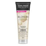 John Frieda Blonde+ Repair System, Bond Building Shampoo| STEP 2 | Repairs, Strengthens and Nourishes Blonde Damaged from Lightening, 250mL