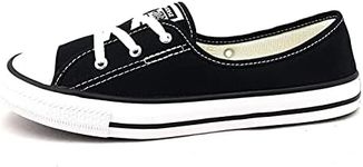 Converse - Chuck Taylor Dainty Ballet Lace Canvas - Low Top Sneakers - Black - Size 11