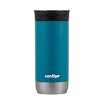 Contigo Huron 2.0 Stainless Steel Travel Tumbler, Vacuum-Insulated Metal Tumbler for Coffee and Tea with Leak-Proof Lid, Juniper, 16 oz (473 mL)