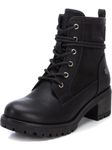 REFRESH Women's 170145 Fashion Boot, Black/White, 3.5 UK