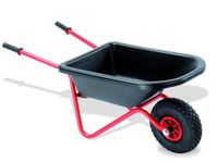 TOP OF THE RANGE WHEELBARROW CHLDRENS, Dino Wheelbarrow by GERMAN QUALITY - UV resistant polymer body, Pneumatic tyres, Steel frame - Ideal for Outdoor Work, Ages 3-10 years