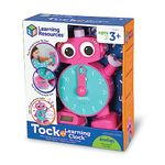 Learning Resources LER2385P Tock The Learning Clock Toy, Pink