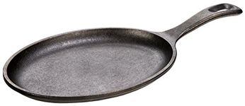 Lodge LOS3 Cast Iron Oval Serving Griddle (Black)