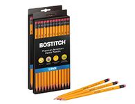 Bostitch Premium #2 Pencils, American Cedar Wood, Pre-Sharpened, HB Graphite, 24-Pack