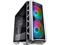 Cooler Master MCM-H500P-WGNN-S00 MasterCase Mesh White ATX Mid-Tower w/Front Mesh Ventilation, 2X 200mm RGB Fans, Tempered Glass Side Panel and 2X Vertical GPU Card PCI Slots