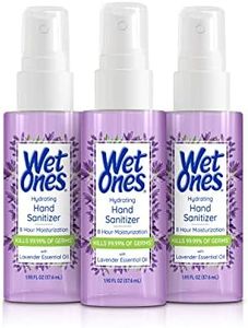 Wet Ones Hydrating Hand Sanitizer Mist | Spray Hand Sanitizer Travel Size, 1.95 oz. | Lavender-Scented Hand Sanitizer Spray (3 Pack)