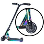 Invictus Complete Scooter - Stunt Scooters - Professional Scooter for Any Age Rider - Pro Scooters for Kids Pro Scooters for Adults - Pro Scooter Deck, Wide Pro Scooter Wheels (Rocket Fuel (2022))