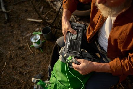 Sangean MMR-99 Emergency Radio – Black Portable Hand Crank AM/FM