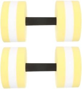 2Pcs Eva Foam Water Weights - Floating Dumbbells for Aquatic Fitness, Lightweight and Portable Exercise & Fitness Dumbbells Dumbbells Adjustable Dumbbell Aquatic Exercise Dumbbell