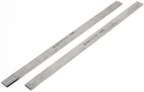 sourcing map 2pcs Outils de Tournage 2mm x 10mm x 200mm Machinist Métal Coupe Tour HSS Outil Mèche