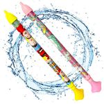 Sesonby Assorted 2 Pcs Girl and Boys Water Pump Pipe Water Guns Water Pistol Holi Gun Holi Pichkari Pitsol Water Guns Water Gun Toys for Holi Water Gun for Boys Girls Holi Water Gun