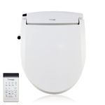 CLEANTOUCH CT-2100R Electronic Bidet Toilet Seat, Warm Water, Heated Seat, Service in Canada, Made in Korea, Air Dryer, Stainless Steel Self Cleaning Nozzle, LED Nightlight